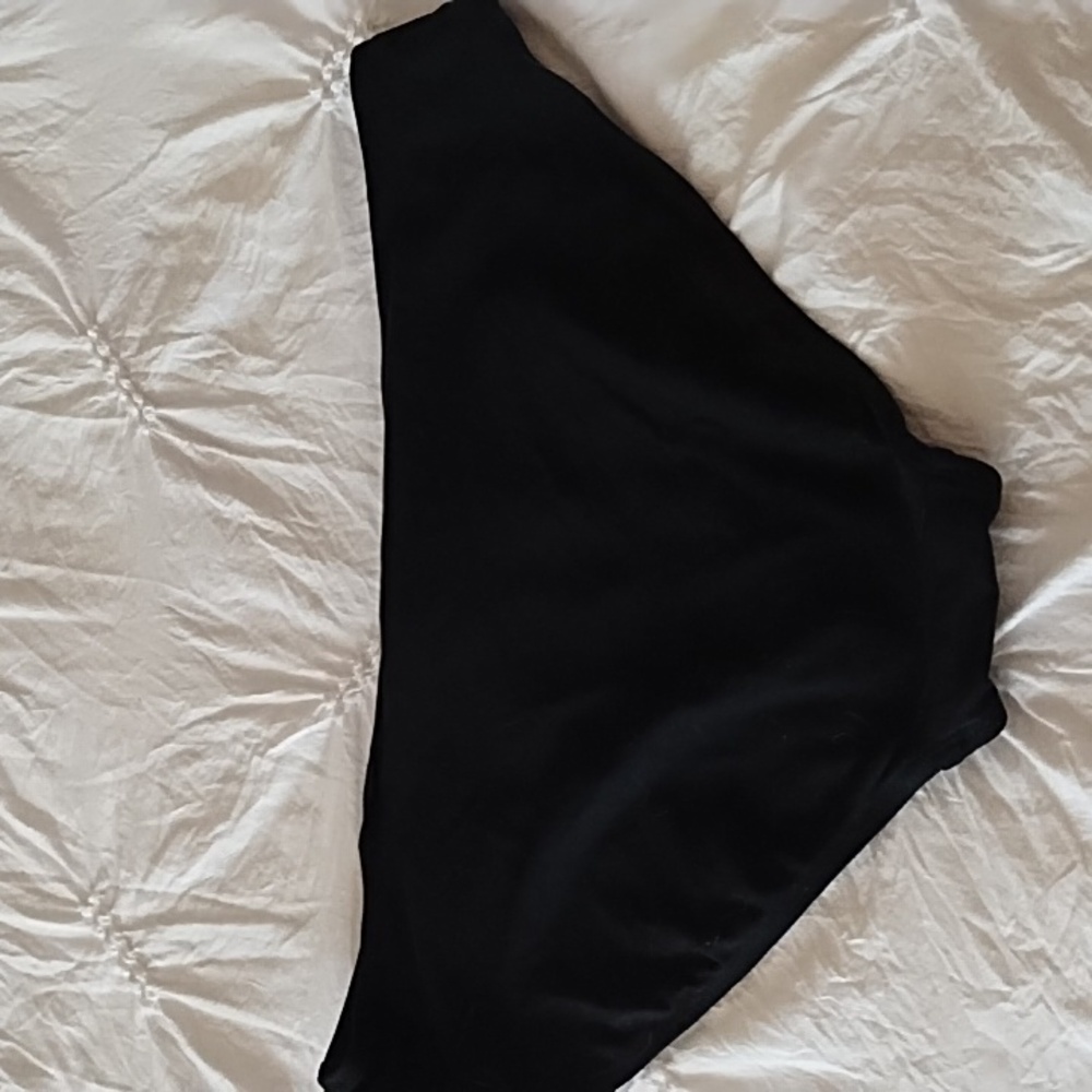 2 PC TANKINI BLACK FLORAL BATHING SUIT SZ 14 - Picture 7 of 8